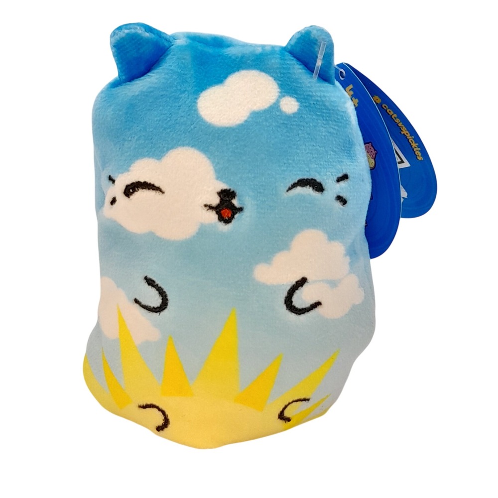 Cats vs Pickles Dawn 336 Blue Cloud Sun Bean Bag Plush Toy NWT